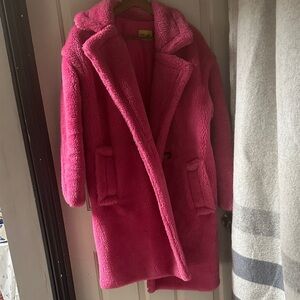Vibrant Pink Teddy Jacket